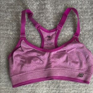 New Balance Women's Magenta Sports Bra